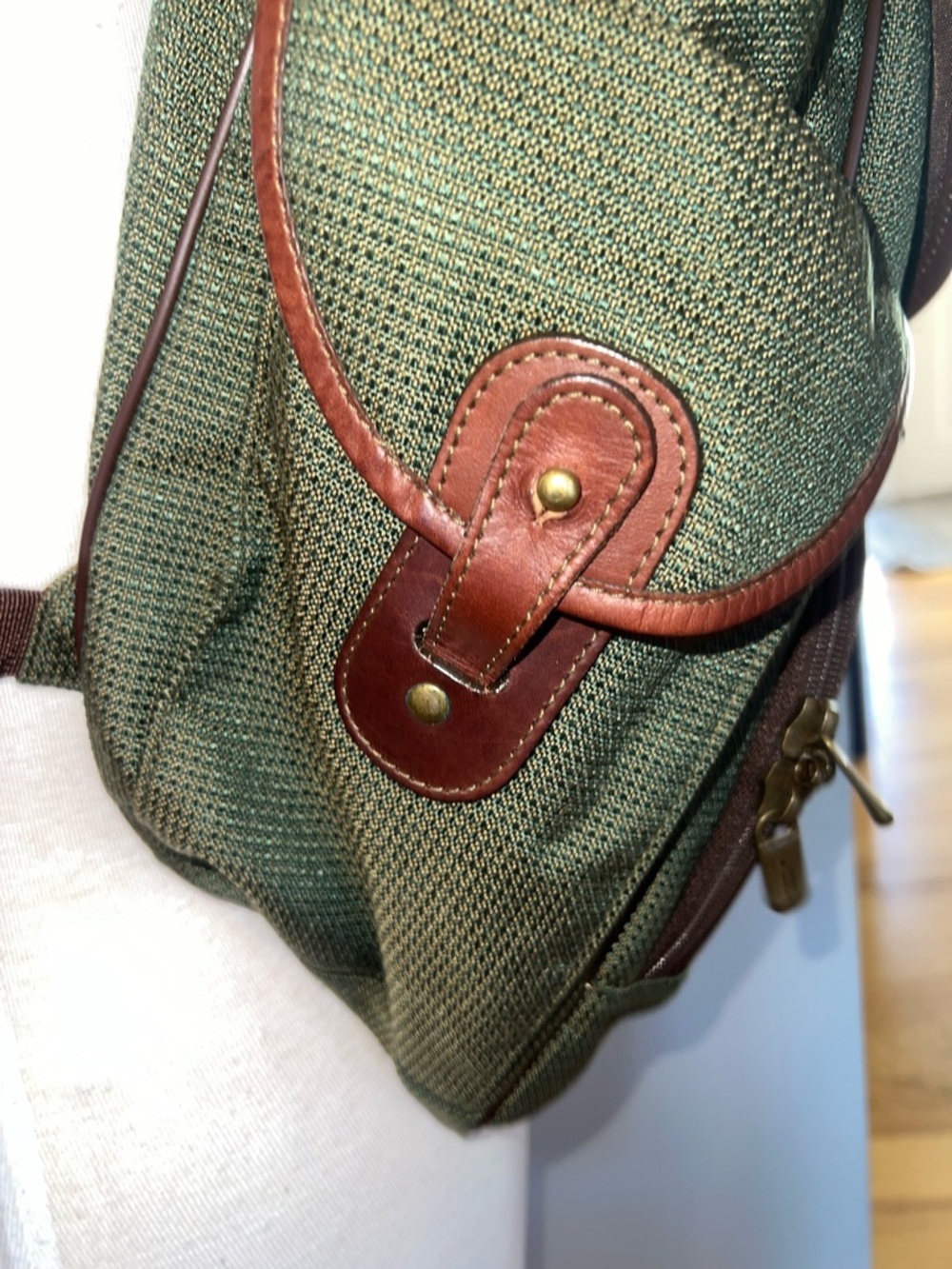 Hartmann Tweed & Leather Trim Travel Backpack - Picture 3 of 15